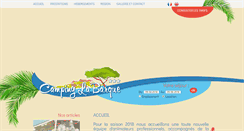Desktop Screenshot of camping-la-barque.com